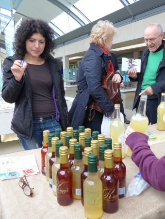 The Moor Organic Juice Stand was busy over the weekend.