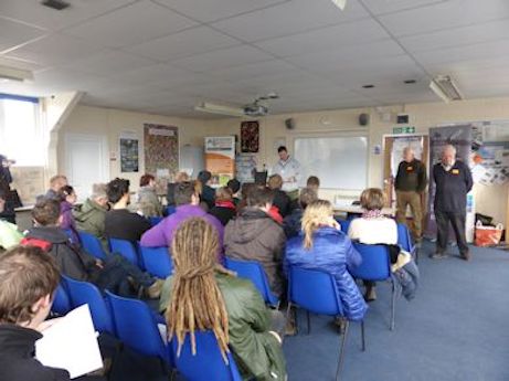 Students and industry supporters gather at Hadlow for The Huxley Orchard Pruning Day