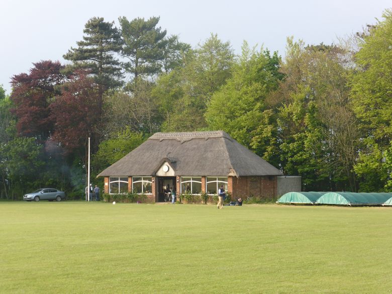 The magnificent St.Lawrence CC Pavillion at Highland Court