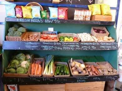 Fresh Vegetable display